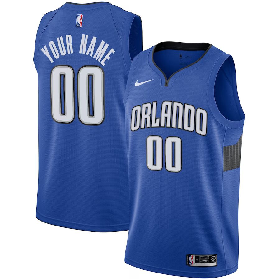 Men Orlando Magic Nike Royal Custom Swingman NBA Jersey->orlando magic->NBA Jersey